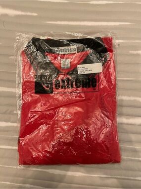 Extreme Men's Red Polo with Black Trim